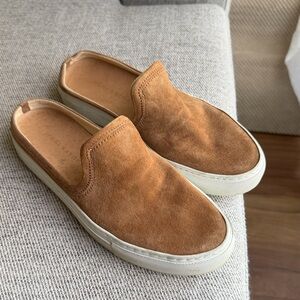 Jenni Kayne suede slide on sandals size 39